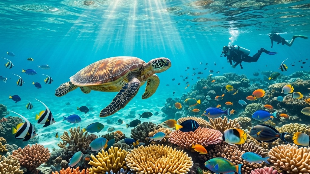 Moorea - Coral Garden, French Polynesia